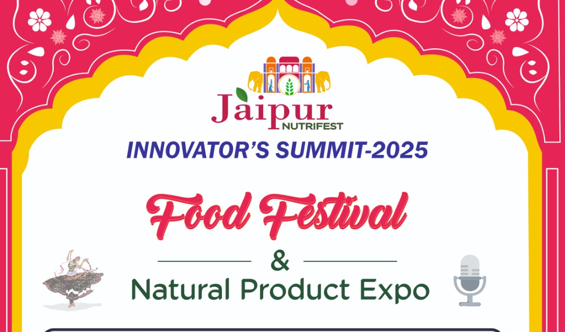 जयपुर में होगा न्यूट्रीफेस्ट 2025 – स्वाद, सेहत और नवाचार का संगम